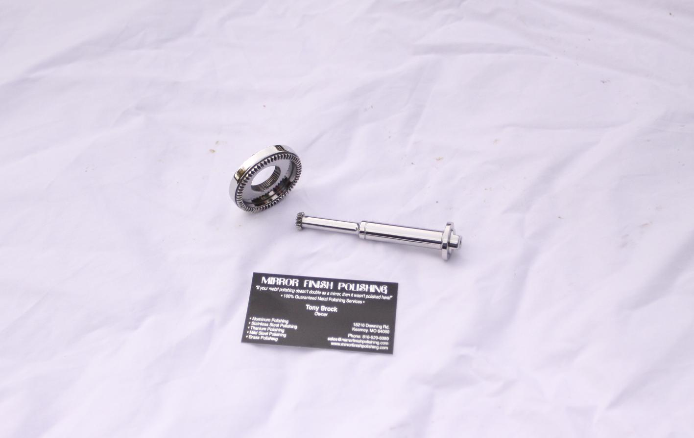Ring and Pinion Gear Polished to a Chrome - Like Mirror Finish