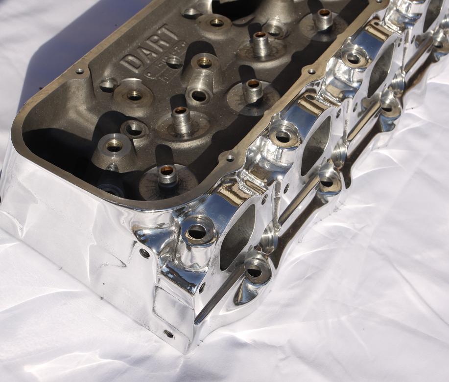 Chevy Nova V8 Head AFTER Chrome - Like Metal Polishing and Buffing Services