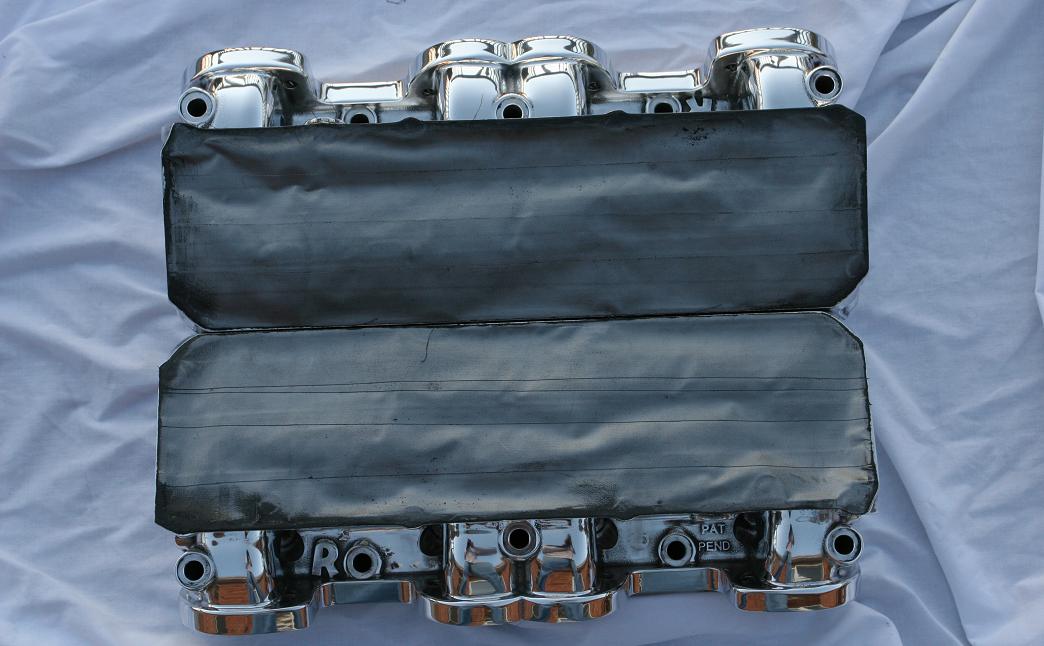 Chrome - Like Polishing Services - Pontiac CV-1 V8 Head AFTER Metal Polishing Services