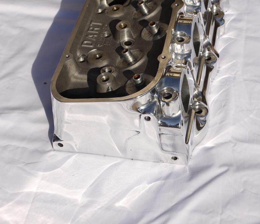 Chevy Nova V8 Head AFTER Chrome - Like Metal Polishing and Buffing Services