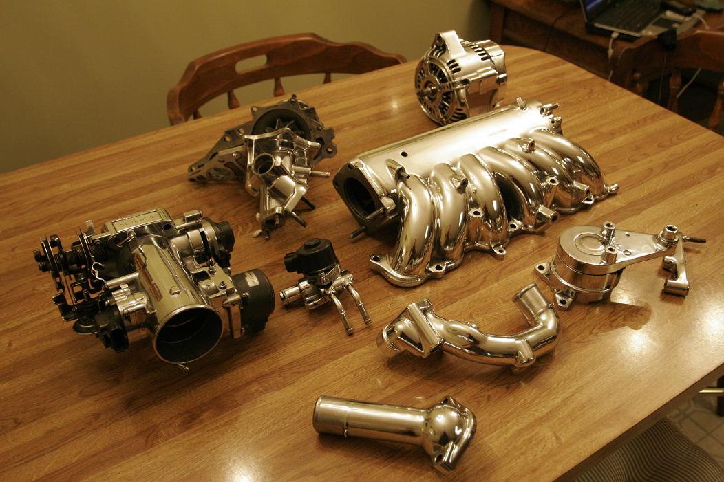 Toyota Supra Intake Manifold AFTER Metal Polishing Service