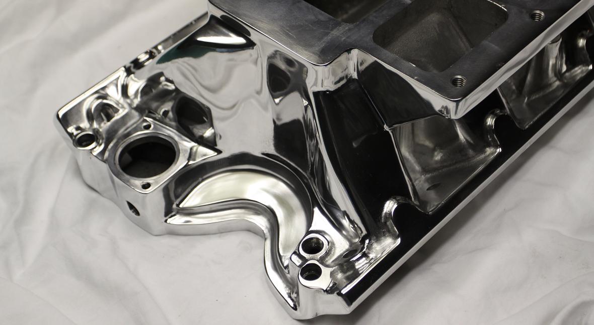 V8 Blower Intake Manifold AFTER Chrome-Like Metal Polishing Service