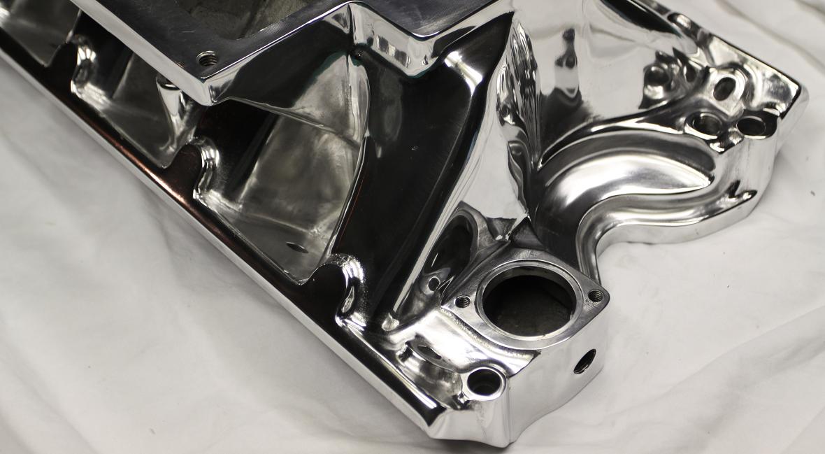 V8 Blower Intake Manifold AFTER Chrome-Like Metal Polishing Service