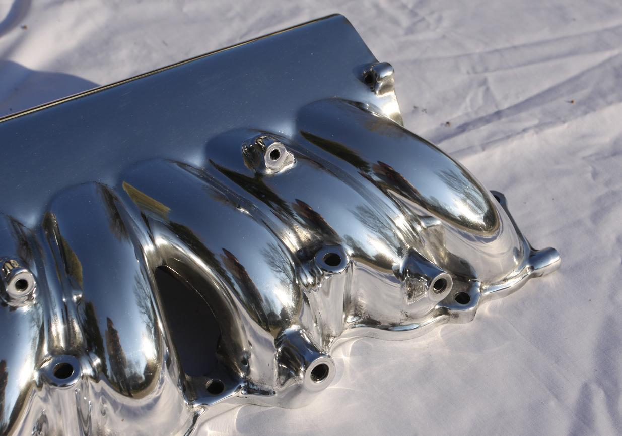 Toyota Supra Intake Manifold AFTER Chrome - Like Metal Polishing Services