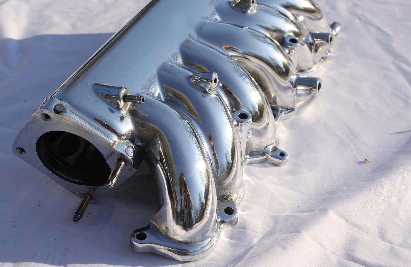 Toyota Supra Intake Manifold AFTER Chrome - Like Metal Polishing Services