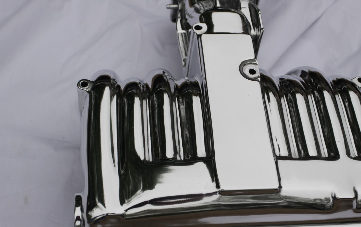 Ford Mustang Cobra V8 Intake Manifold AFTER Chrome - Like Metal Polishing Service