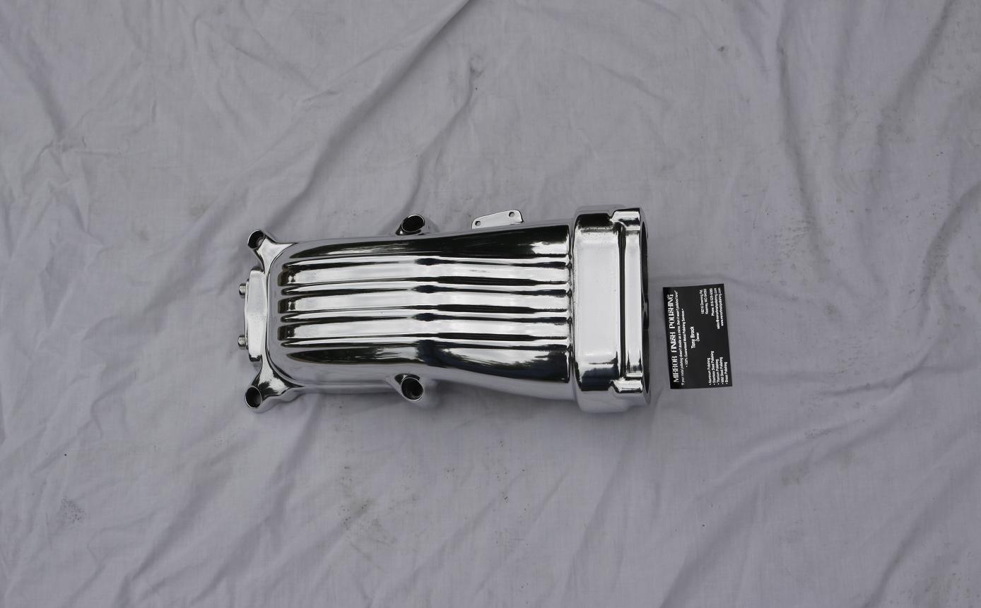 Ford Mustang Cobra Sullivan Aluminum Intake Plenum AFTER Chrome - Like Metal Polishing Services