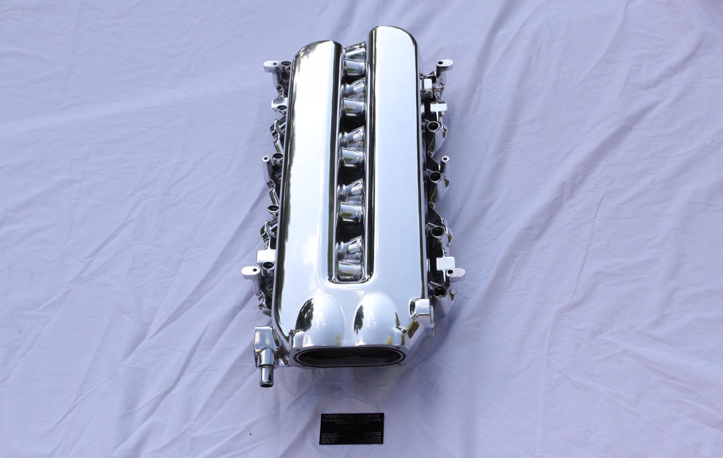 Dodge Viper GTS / RT 10 V10 Large Aluminum Intake Manifold AFTER Chrome - Like Metal Polishing and Buffing Services