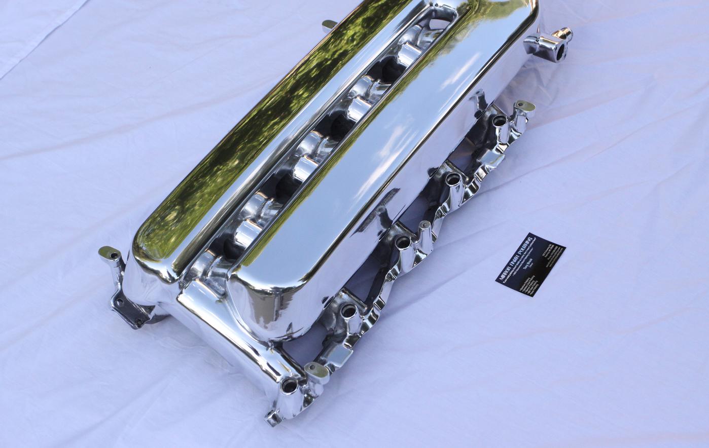 Dodge Viper GTS / RT 10 V10 Large Aluminum Intake Manifold AFTER Chrome - Like Metal Polishing and Buffing Services