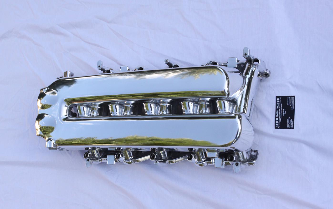 Dodge Viper GTS / RT 10 V10 Large Aluminum Intake Manifold AFTER Chrome - Like Metal Polishing and Buffing Services