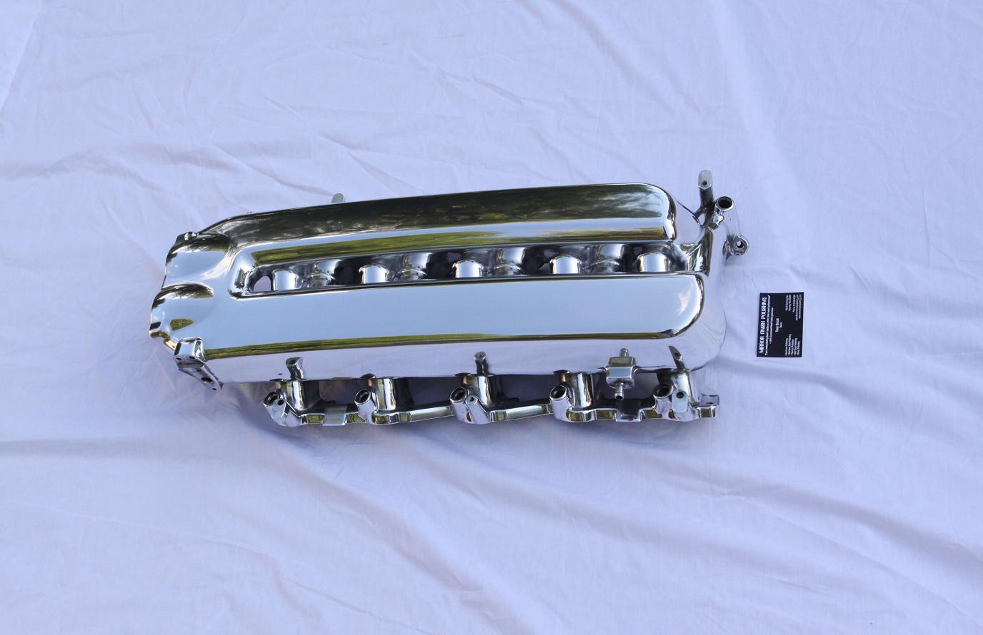 Dodge Viper GTS / RT 10 V10 Large Aluminum Intake Manifold AFTER Chrome - Like Metal Polishing and Buffing Services