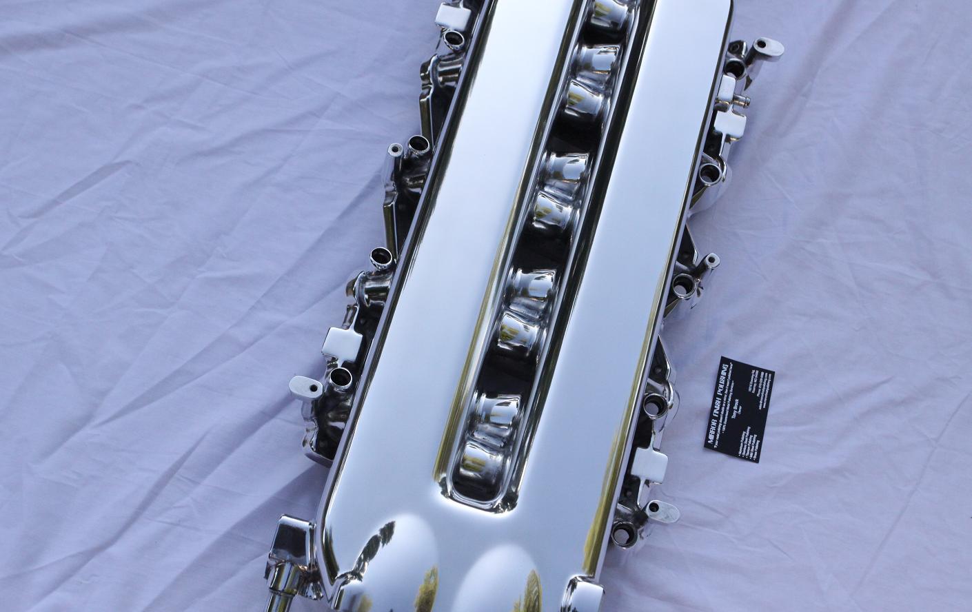 Dodge Viper GTS / RT 10 V10 Large Aluminum Intake Manifold AFTER Chrome - Like Metal Polishing and Buffing Services