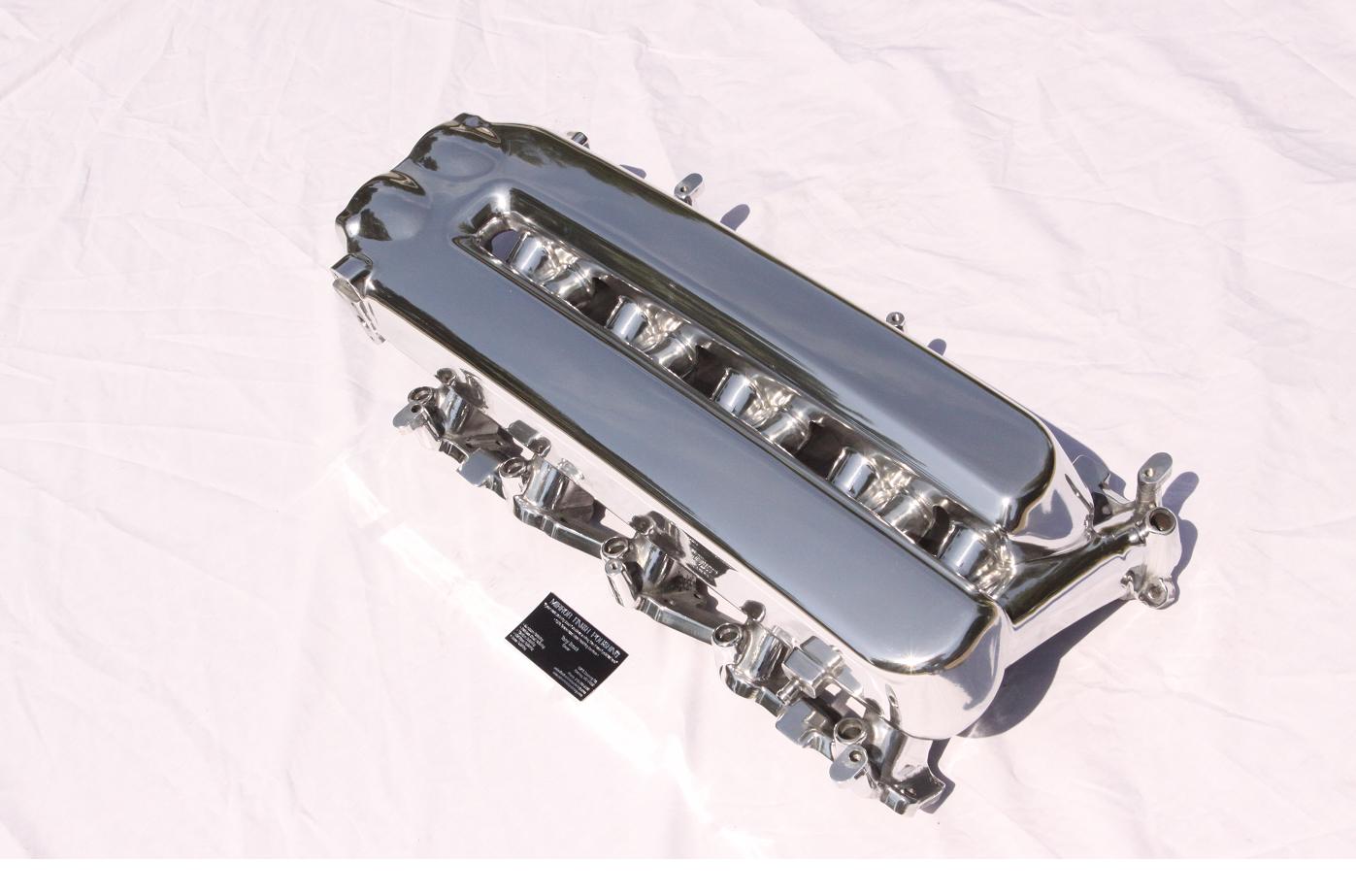 Dodge Viper GTS / RT 10 V10 Large Aluminum Intake Manifold AFTER Chrome - Like Metal Polishing and Buffing Services