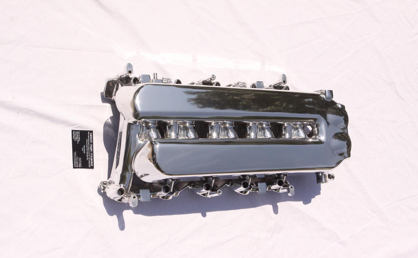 Dodge Viper GTS / RT 10 V10 Large Aluminum Intake Manifold AFTER Chrome - Like Metal Polishing and Buffing Services