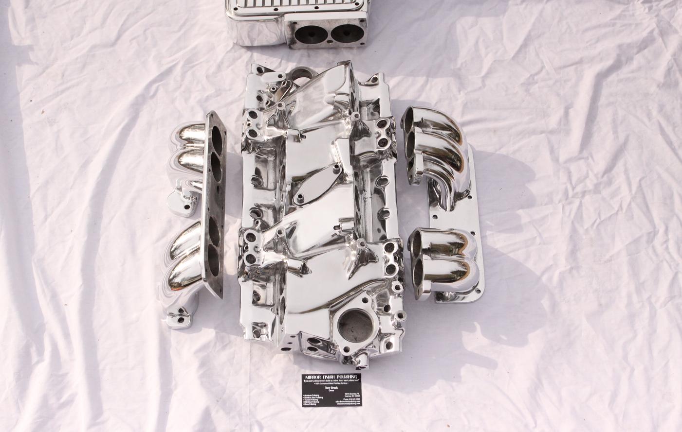 Large V8 Intake Manifold Custom Polished Mustang and Ford Performance Forums