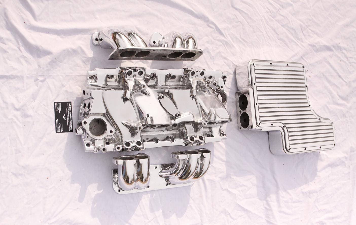 Large V8 Intake Manifold Custom Polished Mustang and Ford Performance Forums
