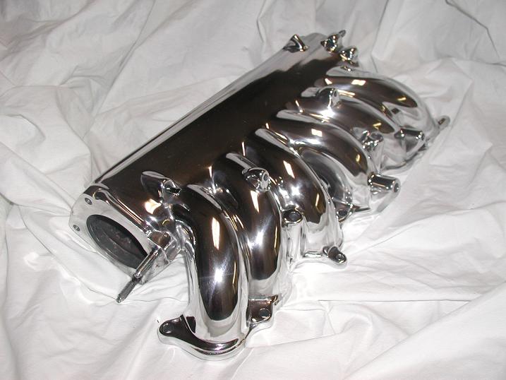 Toyota Supra Intake Manifold AFTER Chrome - Like Metal Polishing Service