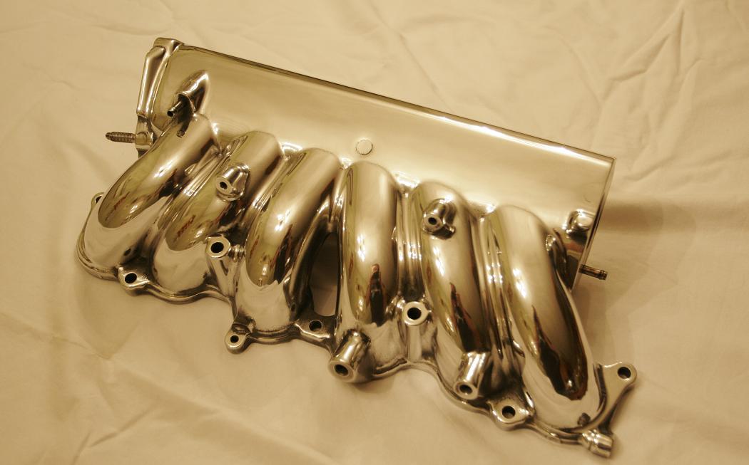 Chrome-Like Polished Parts Intake Manifold Toyota Supra Turbo