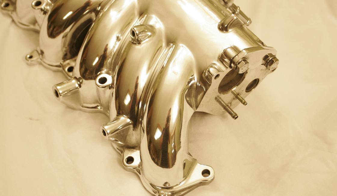 Intake Manifold Chrome-Like Polished