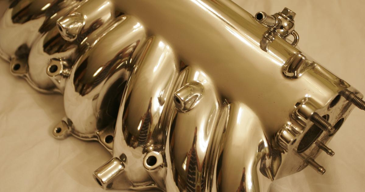 Toyota Supra Intake Manifold Chrome-Like Parts Polished