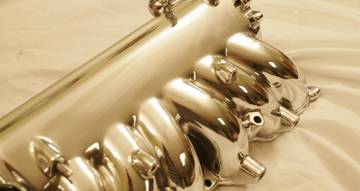 Toyota Supra Intake Manifold Chrome-Like Parts Polished