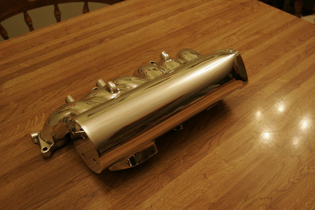 Titan Motorsports Intake Manifold AFTER Chrome - Like Metal Polishing Service