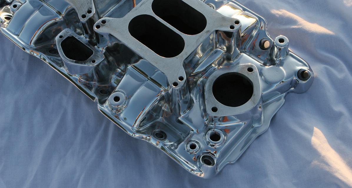 Chrysler V8 Intake Manifold AFTER Metal Polishing Service