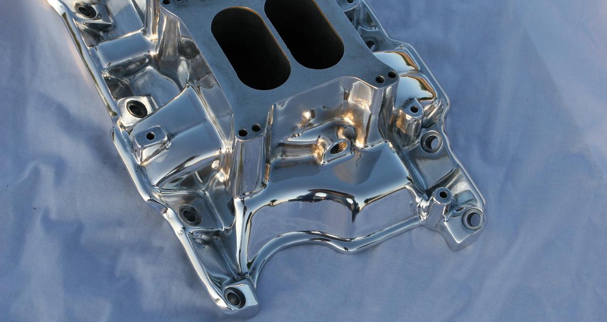 Chrysler V8 Intake Manifold AFTER Metal Polishing Service