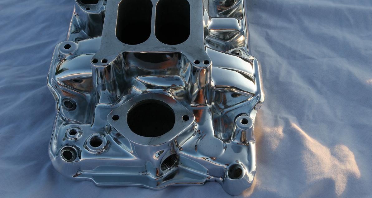 Chrysler V8 Intake Manifold AFTER Metal Polishing Service