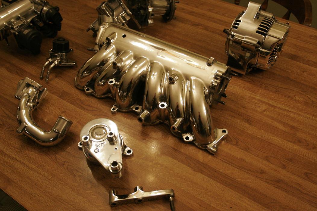 Toyota Supra Intake Manifold AFTER Metal Polishing Service