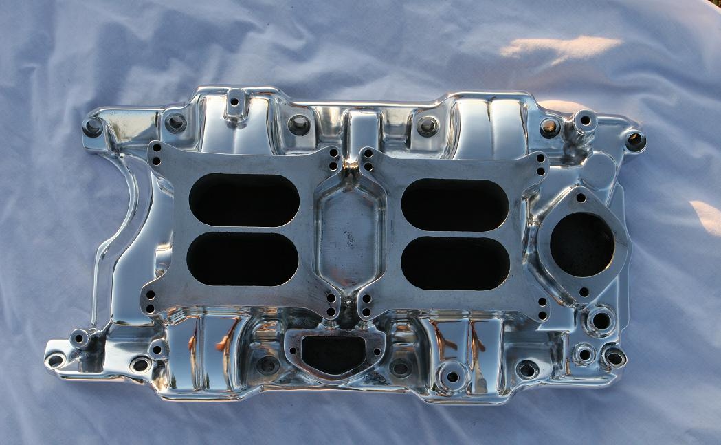 Chrysler V8 Intake Manifold AFTER Metal Polishing Service