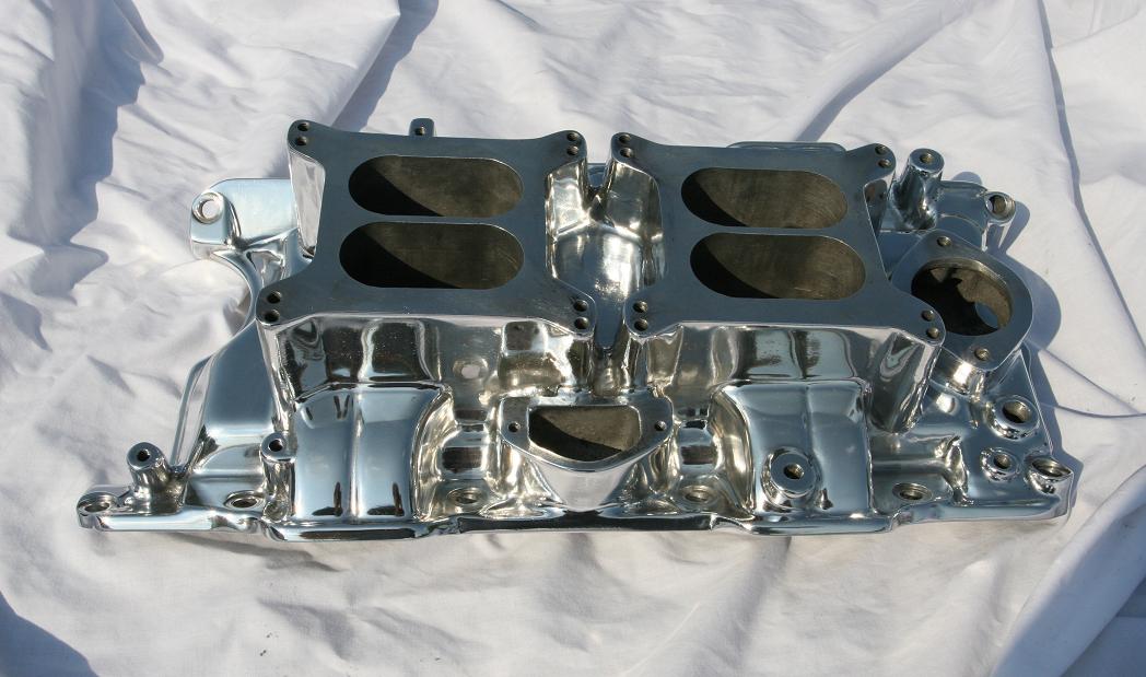 Chrysler V8 Intake Manifold AFTER Metal Polishing Service