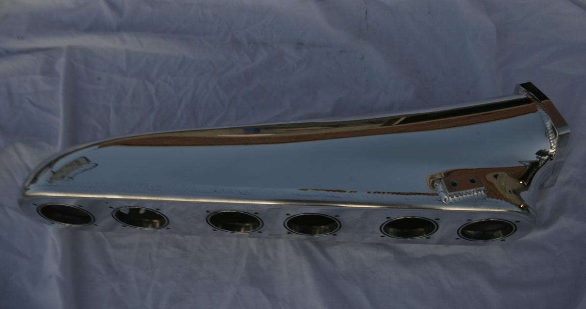 Toyota Supra Custom Intake Manifold AFTER Metal Polishing and Buffing Services