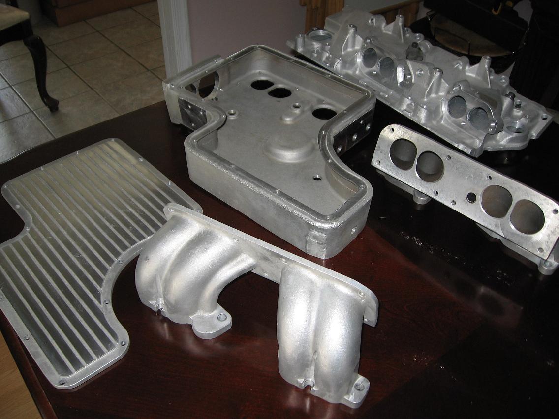 Large V8 Intake Manifold Custom Polished Mustang and Ford Performance Forums
