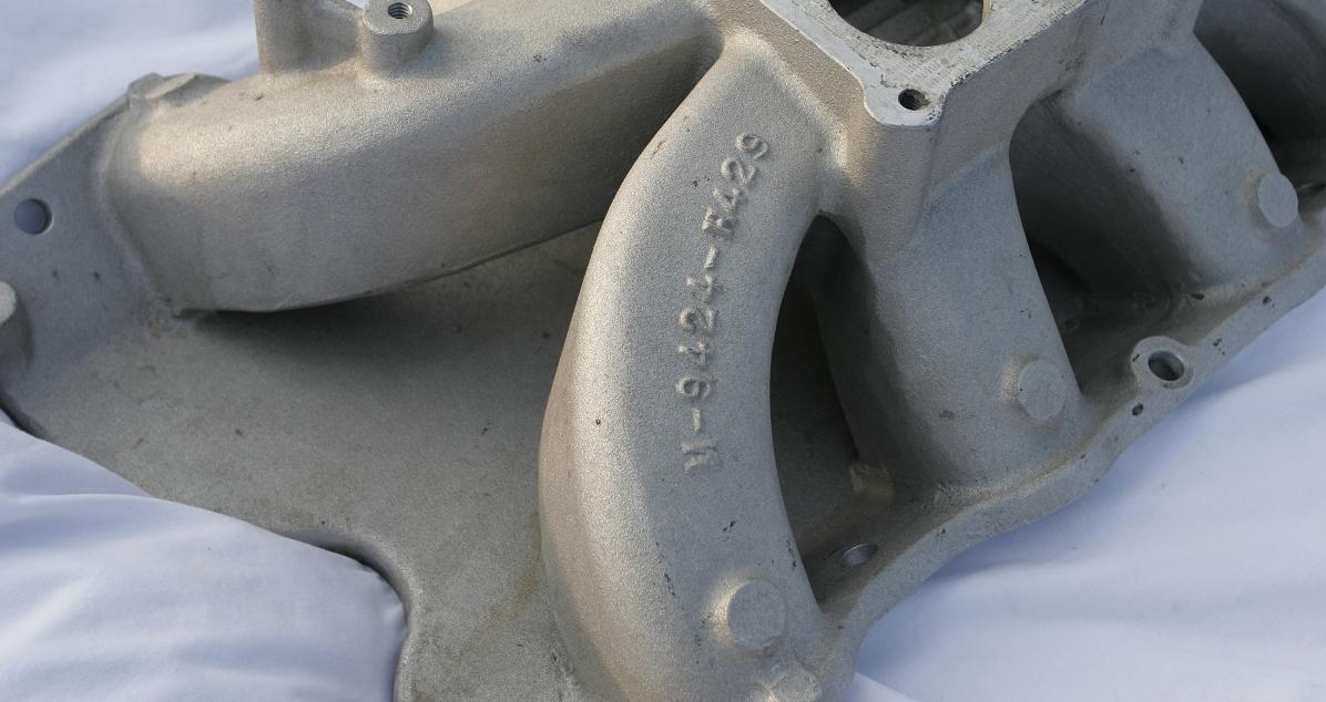 Chrome-Like Polished Parts Intake Manifold Toyota Supra Turbo