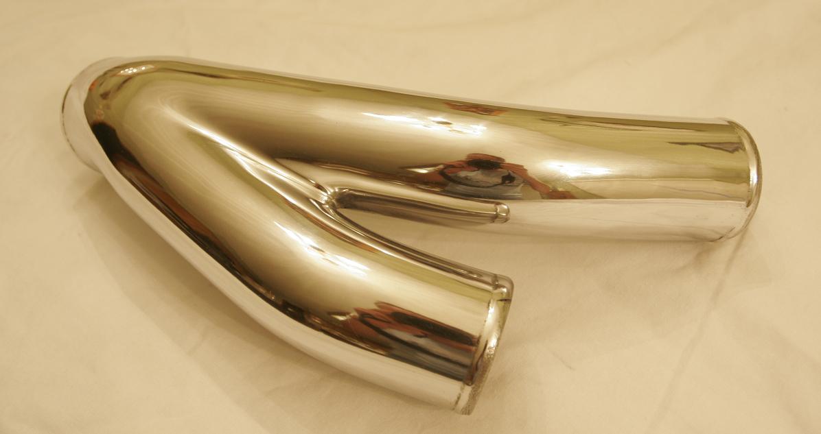 Chrome-Like-Polished Intercooler Piping...Click for Larger Image