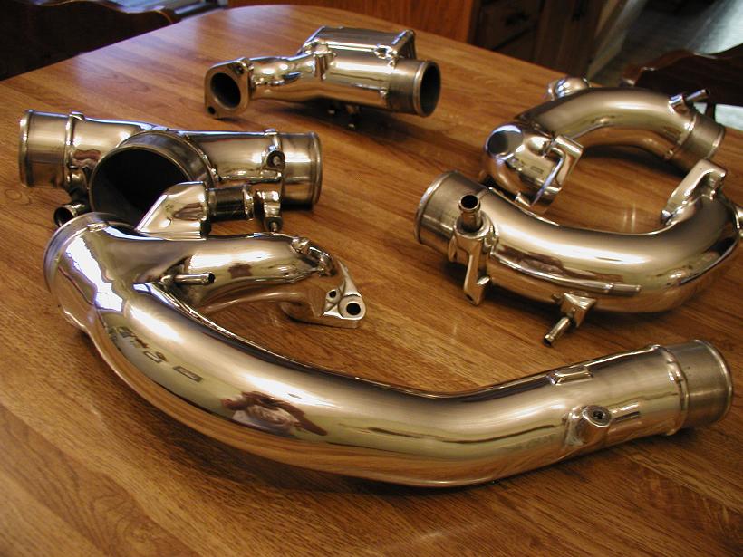 Chrome-Like-Polished Intercooler Piping...Click for Larger Image