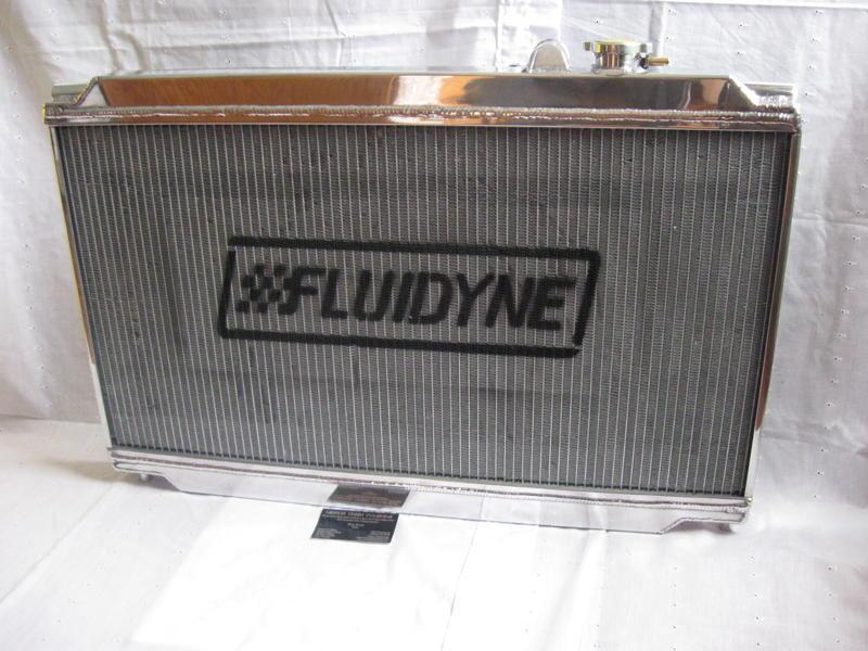 Toyota Supra Fluidyne Radiator AFTER Chrome - Like Custom Metal Polishing and Buffing Services