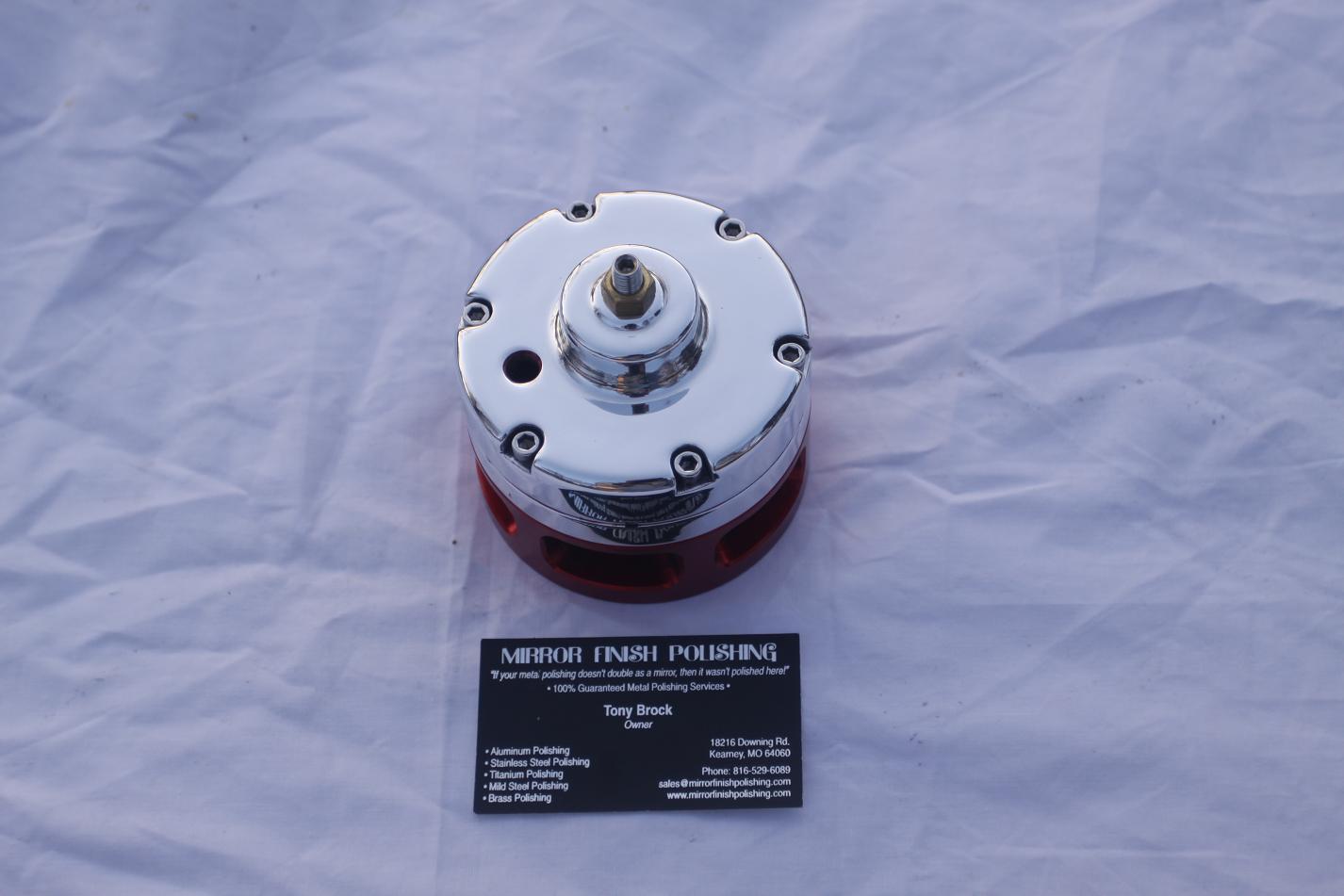 Procharger Blow off Valve AFTER Chrome - Like Custom Metal Polishing and Buffing Services