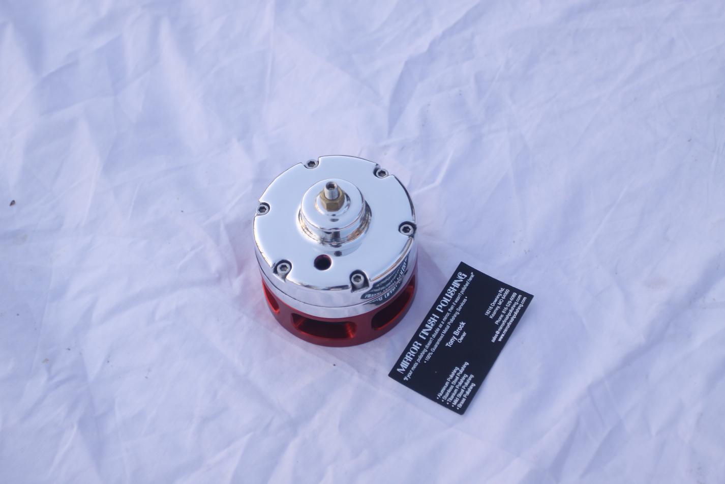 Procharger Blow off Valve AFTER Chrome - Like Custom Metal Polishing and Buffing Services