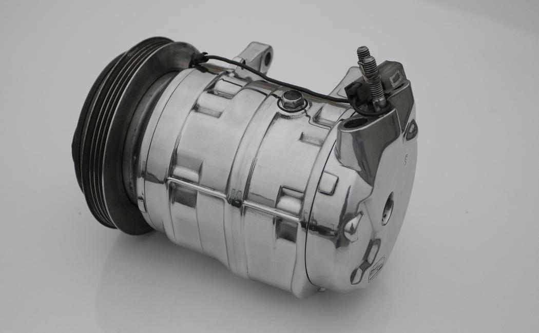 Nissan 300ZX AC Compressor AFTER Chrome - Like Metal Polishing and Buffing Services