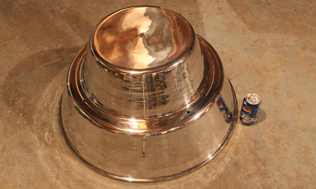 Emerson Centrifugal Roof Ventilator AFTER Chrome-Like Metal Polishing Services