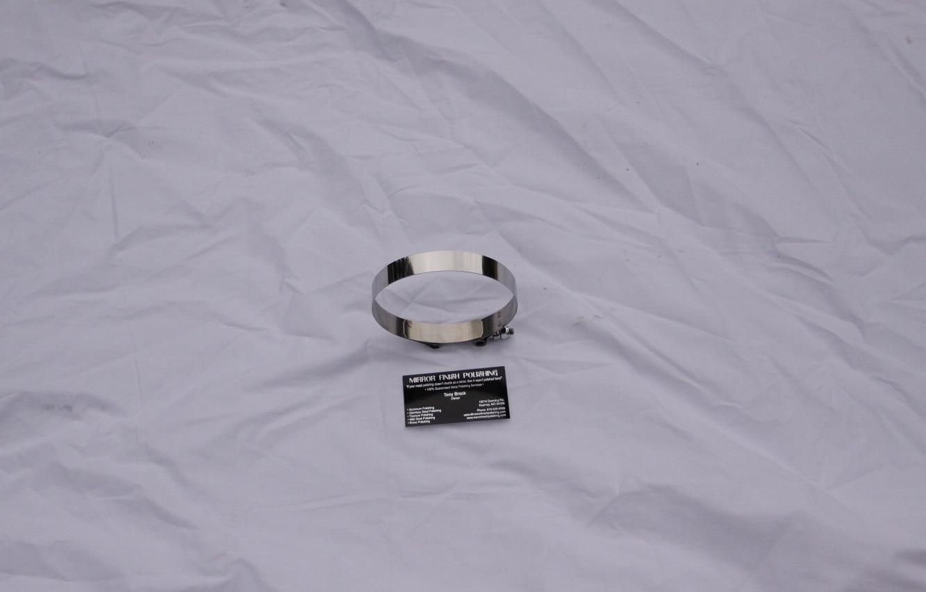 Custom Metal Clamp AFTER Chrome - Like Metal Polishing and Buffing Services
