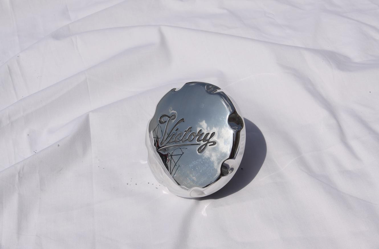 Victory Motorcycle Gas Cap AFTER Chrome - Like Metal Polishing Services