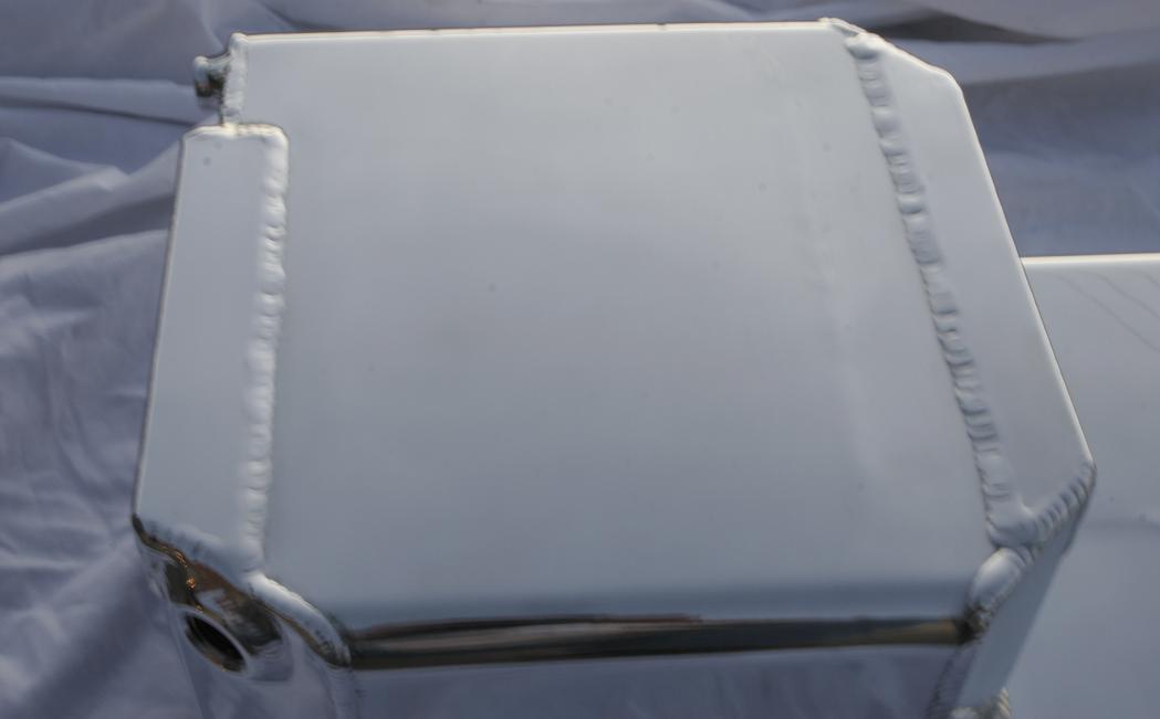 Pontiac V8 Oil Pan AFTER Metal Polishing & Buffing Services