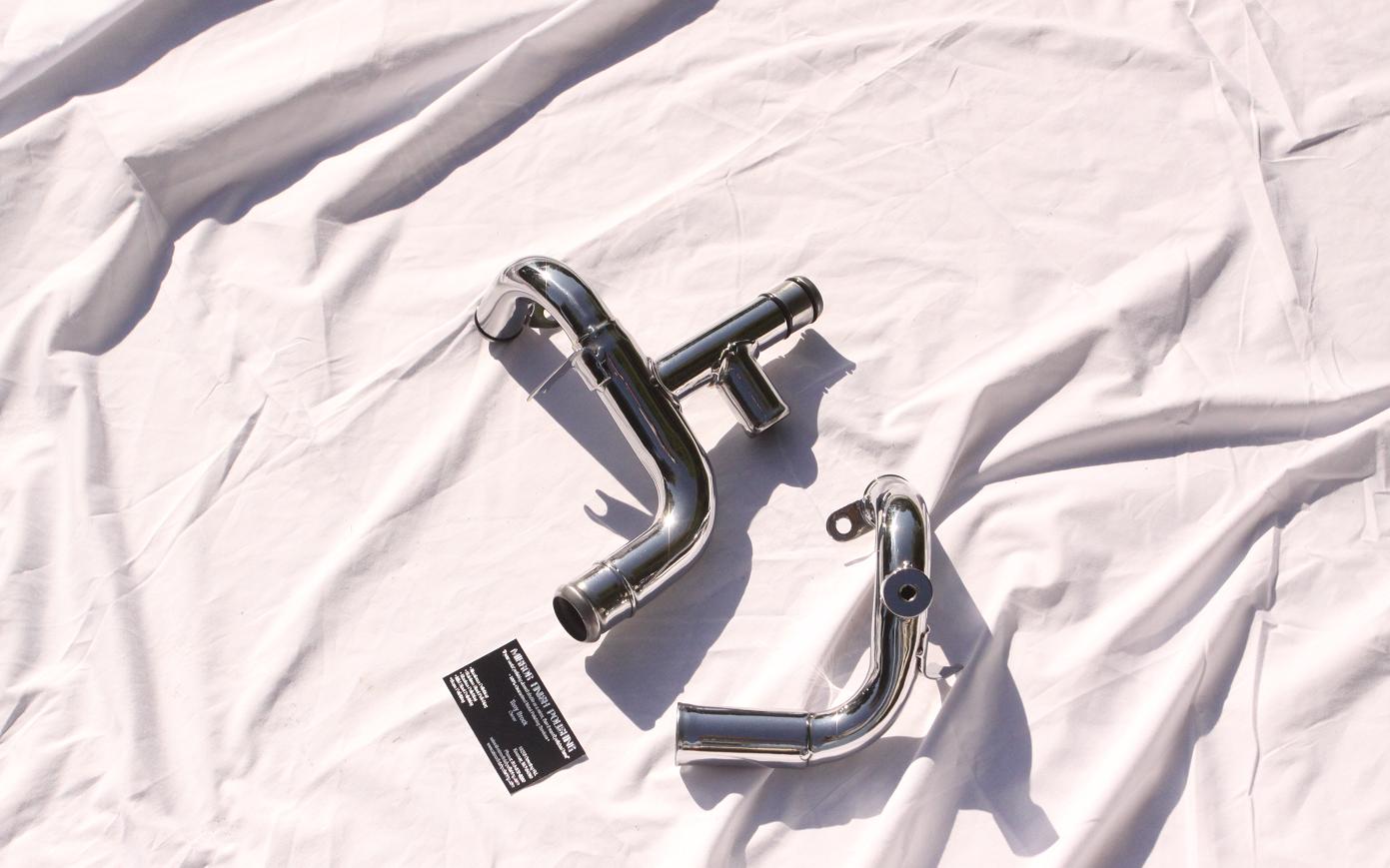 Ford Mustang Cobra V8 Coolant Pipe AFTER Chrome - Like Metal Polishing and Buffing Services