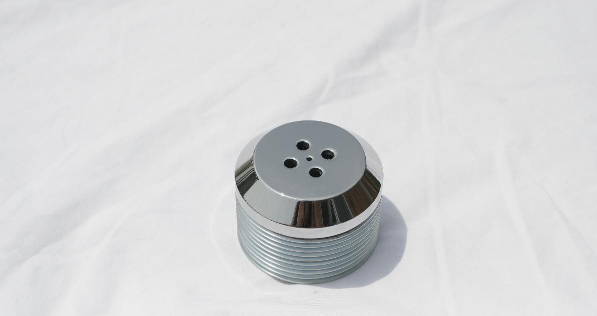 Ford GT Blower / Supercharger Pulley & Bracket Chrome-Like Polished