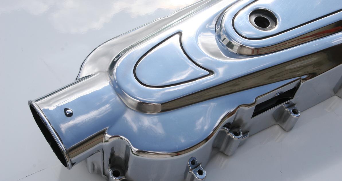 Scooter Metal Cover After Metal Polishing