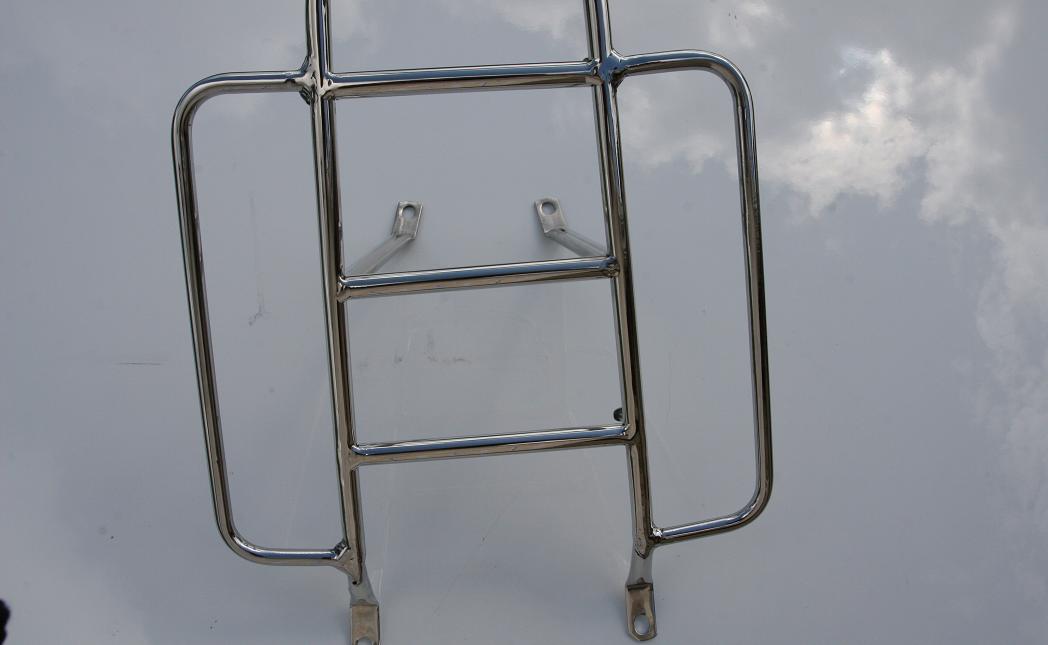 Scooter Metal Cover After Metal Polishing