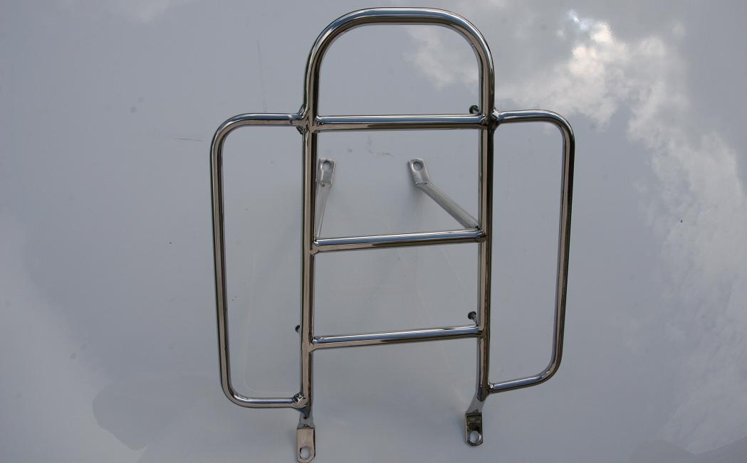Scooter Metal Cover After Metal Polishing